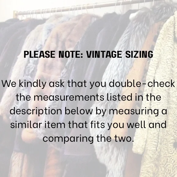 Harris’ – Women’s Vintage Real‎ Mink Fur Coat 60s Golden Brown – Sz. M/L - Picture 7 of 7